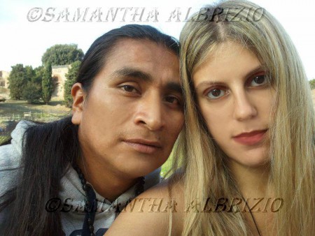 Mi wife and me at Rome